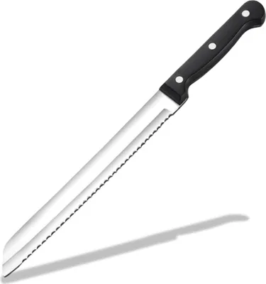 Produktbild von PARENCE.- Brotmesser aus Edelstahl/Küchenmesser mit Wellenschliff und ergonomisc