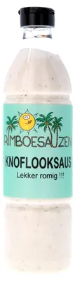Produktbild von Rimboe Knoflooksaus 500g – cremig, lecker, ideal für Dips & Grillgerichte