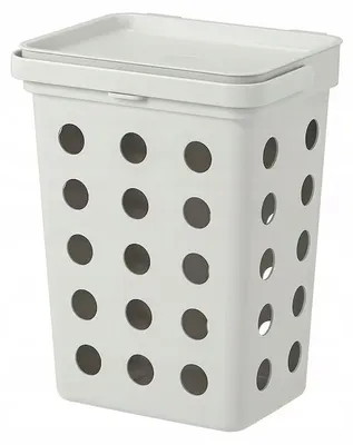 Obrázok produktu pre IKEA HALLBAR Kôš na bioodpad s vekom, svetlosivý, 10 l