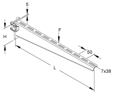 Immagine prodotto di Braccio Niedax KTT 500