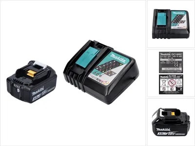 Image de Makita Kit d'énergie 191A24-4 BL1830B + DC18RC