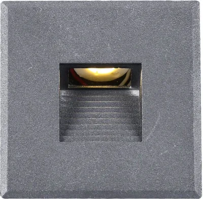 Produktbild von ISOLED Cover Aluminium eckig 3 silbergrau für Wandeinbauleuchte Sys-Wall68