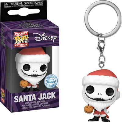 Produktbild von Disney - Santa Jack The Nightmara Before Christmas Schlüsselanhänger Funko Keychain