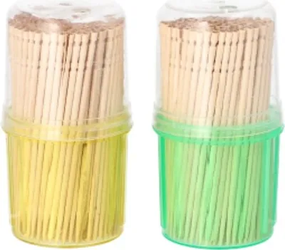Zdjęcie produktu dla 400 szpikulców dekoracyjnych, okrągłych 6,5 cm, toczonych, w dozowniku