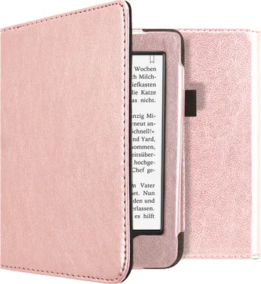 Produktbild von imoshion Vegan Leather Klapphülle Tolino Page 2 - Rosé gold
