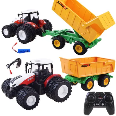 Obrázok produktu pre Traktor na diaľkové ovládanie + príves Jokomisiada