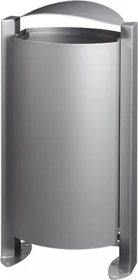 Produktbild von Rossignol Abfallbehälter ARKEA Standmodell 100 Liter metallgrau