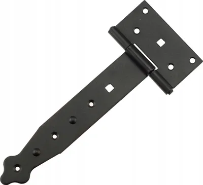 Produktbild von Zier-Scharnier für Türen FEINZ - 200 mm - Schwarz - Hochwertig - Elegantes Design - Langlebig