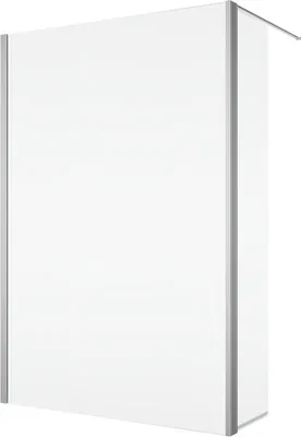 Produktbild von 90° drehbare Wand für begehbare Badewanne Ronal Divera 46 x 200 cm ALUCHROM/DURLUX D22BTK204575022