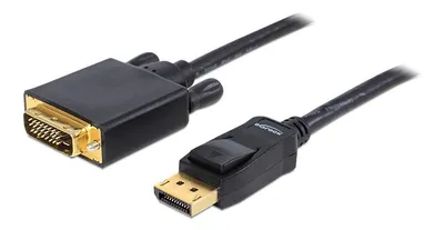 Produktbild von Delock - DVI-Kabel - DisplayPort (M) zu DVI-D (M) - 1 m - Daumenschrauben