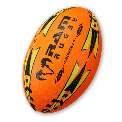 Obrázok produktu pre Gripper Pro 2.0 Training Rugby Ball - NEON - 3D-Grip - Nová technológia ventilu počas letu - Veľkosť 4