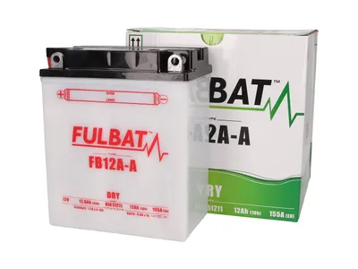 Obrázok produktu pre FULBAT FUL DRY batéria - FB12A-A / YB12A-A (suchá, servisná, vrátane kyseliny)