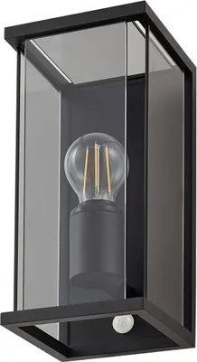 Produktbild von Lucande Außenwandleuchte Annalea, rauchgrau, IP54, Sensor
