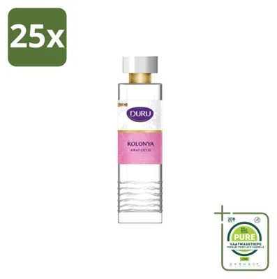 Zdjęcie produktu dla 25 sztuk płynu do dezynfekcji rąk Duru Eau de Cologne Kersenbloesem, pojemność 400 ml - opakowanie zbiorcze