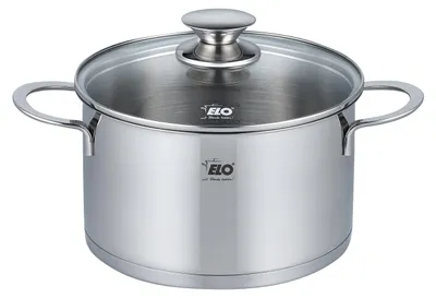 Braadpan 20 cm mit Glasdeckel, Edelstahl, Induktion, 2,7 l