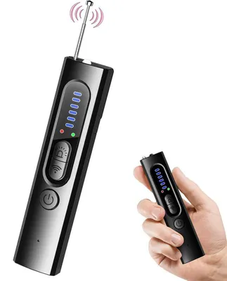 Produktbild von Anti-Spionage Detektor, 5 Modi Anti-Spionage Detektor, 1MHz-7.5GHz, IR Kamera-Finder, GPS Tracker, 25h Akku, 30g – für Hotel, Bad & Reise