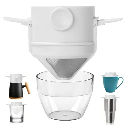 Produktbild von Wiederverwendbarer Edelstahl-Kaffeefilter für nachhaltiges Kaffeebereiten
