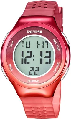 Produktbild von Calypso Armbanduhr Damen Analog Kautschuk Sport Uhr rot UK5841/5