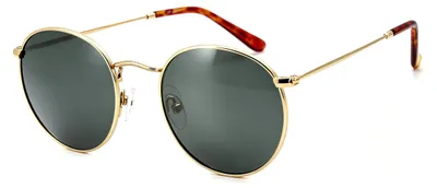 Produktbild von Retro Runde Sonnenbrille mit UV-Schutz und Polarisierenden Gläsern