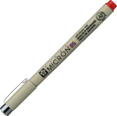 Obrázek produktu pro Sakura Pigma Micron Technické pero Red 0,45 mm 1 ks