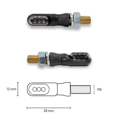 Zdjęcie produktu dla Wskaźnik LED TAAC FR01 z przydymionym szarym szkłem