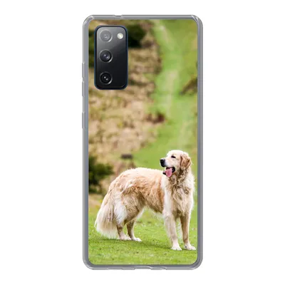 Produktbild von MuchoWow® Handyhülle Schutzhülle Hülle für Samsung Galaxy S20 FE Schönes Bild eines Golden Retrievers Silikon Softcase Handy Hülle - Abdeckung