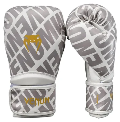 Productafbeelding van Venum Contender 1.5 XT 3D bokshandschoenen - Wit-goud - 10 oz