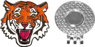 Produktbild von Tiger Golfballmarker mit Hutclip, magnetischer Golfballmarker aus Metall, Hutclip, Golfzubehör für Männer und Frauen