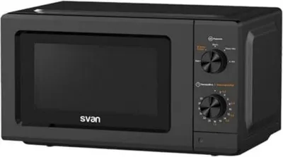 Image de SVAN SMW19700N, Plan de travail, Micro-ondes à poser, 19 l, 700 W, Pivotant, Noir