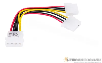 Image de DeLOCK 82100 DeLOCK PowerY-Kabel 2x 5,25"  11cm