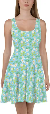 Produktbild von Mr. & Mrs. Panda Kleid Wiesenzauber Design XXXL - Weiß - Geschenk, Minikleid, Blumenwiese, Sommerkleid, Wiese, Muster, Aquarell, Damen-Sommerkleid, Kurzes, Blumen