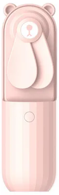 Produktbild von Handventilator Tragbarer Mini Lüfter Batteriebetrieben USB Wiederaufladbar Ventilator mit 2500mAh Aufladbarem Batterie, 2 Windmodi, Stärker Wind, 24h Arbeitszeit