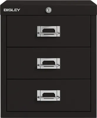 Produktbild von Bisley MultiDrawer mit Schloss - Farbe: Schwarz