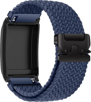 Produktbild von INF Elastisches geflochtenes Armband mit Fallschirmschnalle für WHOOP LifeOne Blau
