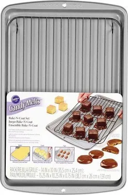 Produktbild von Wilton Bake-N-Coat Set - Abtropfgitter