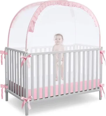 Obrázek produktu pro Stan pro batolata Baby Safety Premium, vyskakovací stan s moskytiérou - růžový
