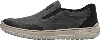 Produktbild von Rieker Herren Slipper Halbschuh sportlich Stretch 04054, Größe:45 EU, Farbe:Grau