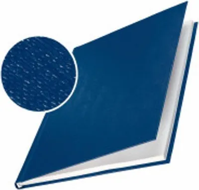 Produktbild von Buchbindemappe Leitz Hardcover Classic blau 10 - 35 Blatt
