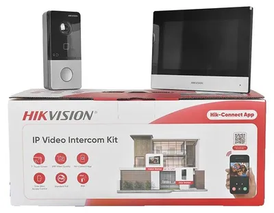 Obrázek produktu pro IP videointerkom, 7palcový displej, CMOS kamerový senzor, indukční přístupová karta, kompatibilní s DS-KV6113-WPE1, kompatibilní s DS-KH6320-WTE1