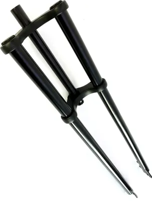 Immagine prodotto di forcella a 5 ponti doppi, nera 800 mm, per pneumatici da 20-28 pollici Stelo da 1 pollice