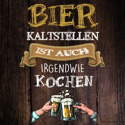 Produktbild von Leinwandbild - Motiv: Bier - 35 x 35cm