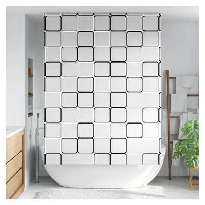Produktbild von Duschrollo 160x240 cm mit einer Stoffbreite von 156 cm als Spritzschutz für die Badewanne