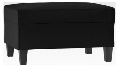 Produktbild von Fußhocker Schwarz 70x55x41 cm Kunstleder