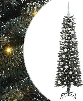Zdjęcie produktu dla vidaXL Sztuczna choinka ze 150 diodami LED ze stojakiem Zielona 150 cm