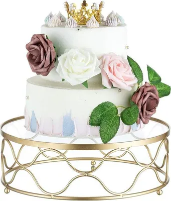 Image de Présentoir rond en métal pour cupcakes, 30 cm de diamètre