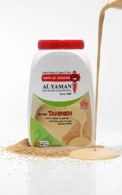 Produktbild von Al Yaman Sesampaste Tahina Tahineh ab 907g - 4 Dosen