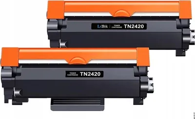 Image de 2 toners pour BROTHER TN-2420 noir