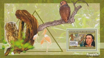 Produktbild von Briefmarken Guinea 2006 Mi Block 989 (kompl. Ausgabe) postfrisch ORNITOLOGEN - VÖGEL