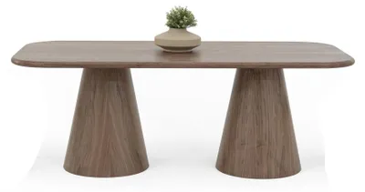 Zdjęcie produktu dla Stół jadalny, nowoczesny, brązowy, przytulny, stabilny, minimalistyczny, modny, elegancki