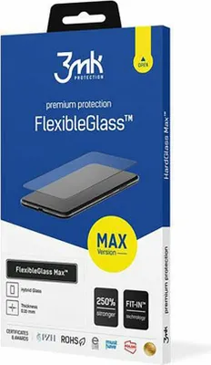 Produktbild von 3mk Display Hybridglas FlexibleGlass Max für Apple iPhone 16 Pro Max 0,2mm 7H